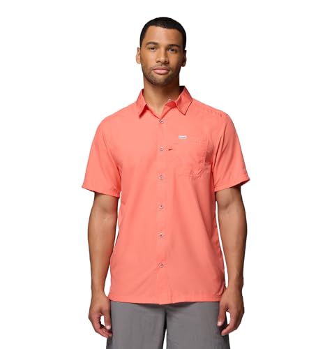 Chemise de camping Columbia Slack Tide manches courtes melonade 6X