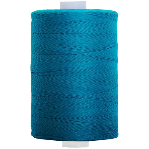 Image of ThreadArt Cotton Quilting Thread, 1000M 50 /3, Bright Turquoise 3844