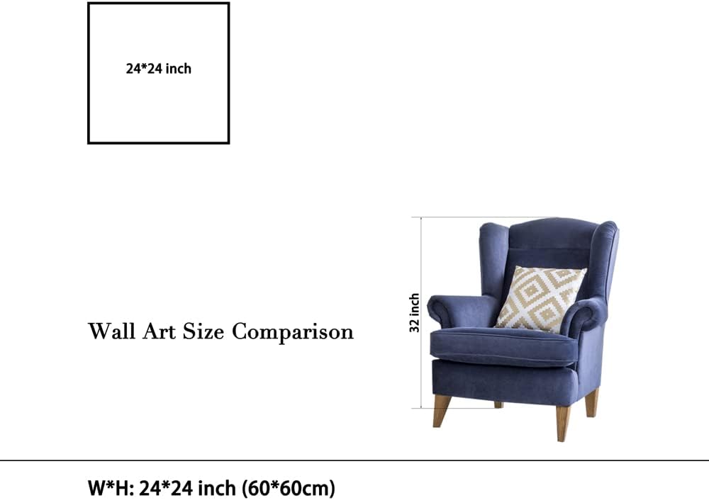 Wieco Art Gallery Wrapped Canvas Print Water Lilies 1916 by Claude Monet Famous Oil Paintings Reproduction Picture Artwork on Canvas Wall Art for living room Home Kitchen Decorations