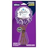 Glade Aromatizante Varitas Aroma Campos de Lavanda, Fragrancia Continua por Hasta 45 Días, Frasco con 100 ml y 6 Varitas