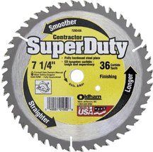 Lame de scie en carbure PORTER-CABLE 40T pour scie circulaire et onglet