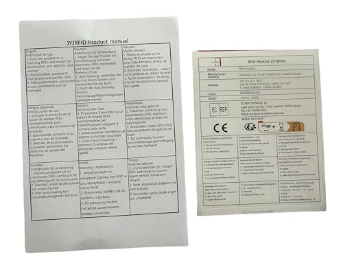 125 kHz T5577 RFID-Näherungs-Schlüsselanhänger, wiederbeschreibbar, 10 Stück, Rot