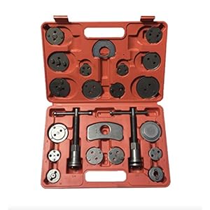 LLCTOOLS Kfz Dog 22-delige remzuigerterugzet-set, remzuiger, terugstelspil | nauwkeurig werk | speciaal gereedschap voor…