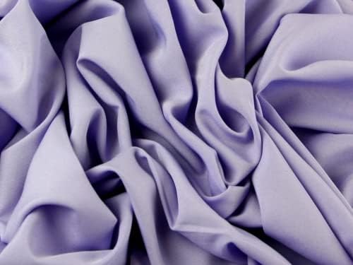 Minerva Crafts Tela de poliéster suave al tacto para vestido de crepé Lavanda - por yarda