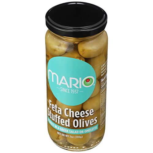 Mario Camacho Foods Stuffed Olives, Feta Cheese, 7 Ounce