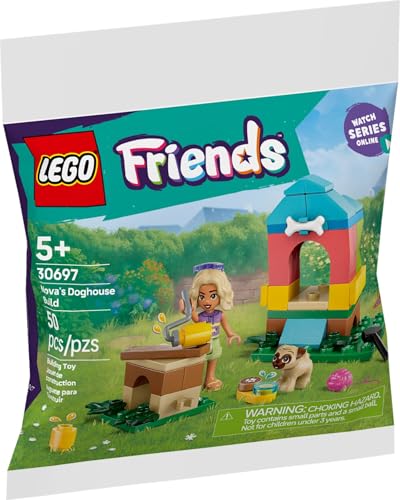 Lego® Friends Novas Buda dla psa do samodzielnego montażu (30697) – 50 elementów – kreatywny zestaw do budowania i zabawy dla dzieci