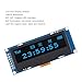 2.23 Inch Display Module Display Terminal 128x32 Resolution Organic Light Emitting Diode Screen Module SSD1305 IICSPI Comm for Smart Home and Industrial Control (MRC162B Blue