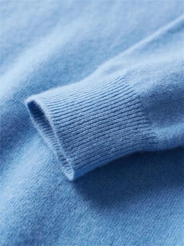 Men Basic O-Neck Wool Winter Long Sleeve Merino Wool Knitwear Smart Pullover2