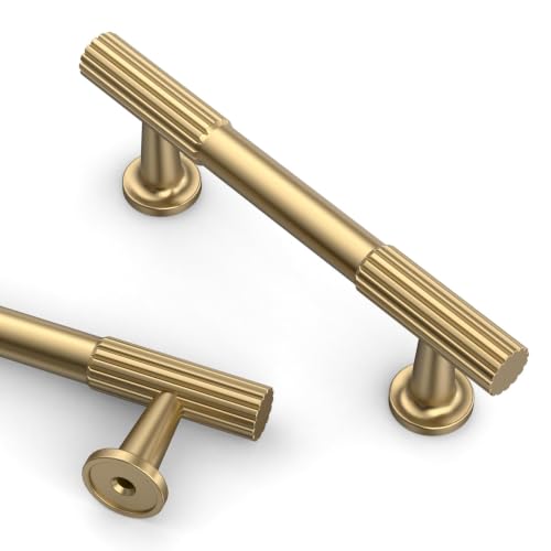 Asidrama 20 Pack 3 inch Champagne Bronze Kitchen Cabinet Handles