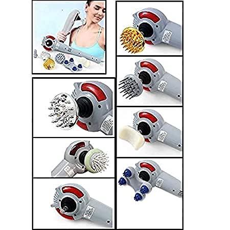 Aatmnivedi 7-In1 Magic Complete Body Massager Complete Body Magic Massager Head Neck Shoulder Back Leg Foot Pain Relief for Men Women for Fat Reduction Joint Pains (Multicolor) Aatmnivedi 7-In1 Magic Complete Body Massager Complete Body Magic Massager Head Neck Shoulder Back Leg Foot Pain Relief for Men Women for Fat Reduction Joint Pains (Multicolor)