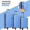 Travelhouse Suitcase Hardshell 3 Piece Luggage Set,Lightweight Hardside Travel Suitcase set with Spinner Wheel,TSA Lock
