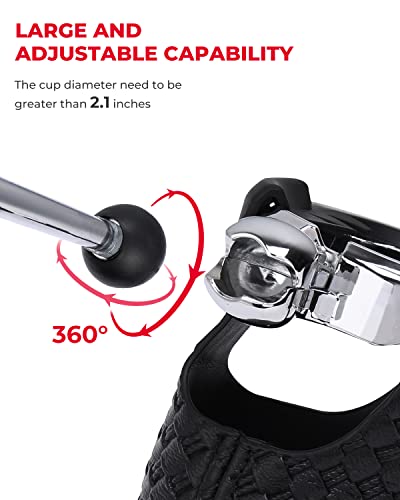 [Upgrade] Kemimoto Touring Passenger Cup Holders Leather Motorcycle Passenger Drink Holders Compatible With Street Glide Road King Road Glide Electra Glide Tri Models With Tour Pack 2014-2022 2023 #TOP1