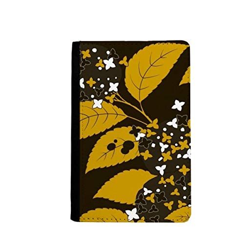 Porte-monnaie portefeuille voyage peinture japonaise noire housse passeport