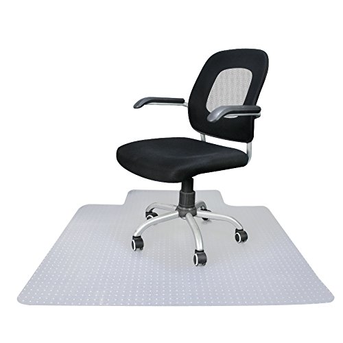 F2C 48-Inch By 36-Inch 1/8"(3Mm) Thickness Plastic Floor Office Chair Mat 48" X 36" Clear Protector Office Chair Rug Carpet Floor Computer Desk 1200Mmx 900Mm #TOP20