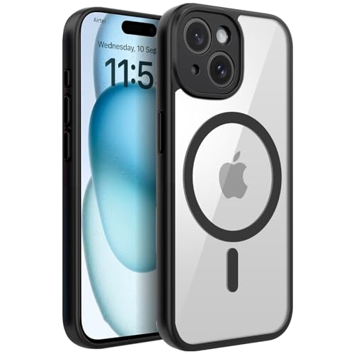 Image of Enflamo for iPhone 13 Crystal Clear Transparent Hard Back Cover Case | Ultra Hybrid | Camera Bump Protection