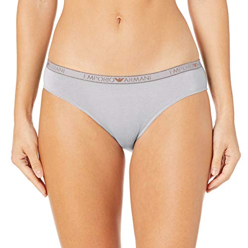 Emporio Armani Women's Stretch Cotton Brief, White, L #TOP4