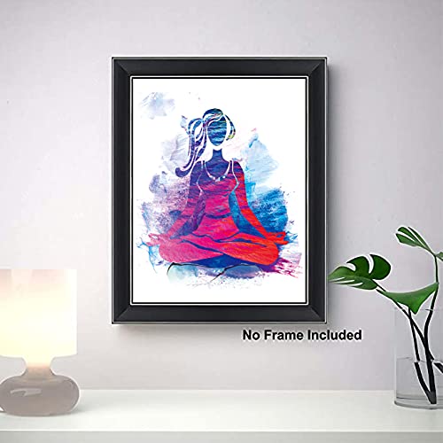 Niiorty 4 Set- Dancing Girl Modern Abstract Art Painting, Elegant Dancer Mural, Dance Wall Decoration Paintings(Unframed, 8"X10") #TOP4