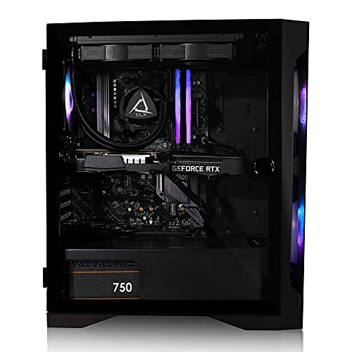 Clx Set Gaming Desktop - Liquid Cooled Amd Ryzen 7 5800X 3.8Ghz 8-Core Processor, 16Gb Ddr4 Memory, Geforce Rtx 3060 12Gb Gddr6 Graphics, 500Gb Ssd, 3Tb Hdd, Wifi, Windows 11 Home 64-Bit, Black #TOP1