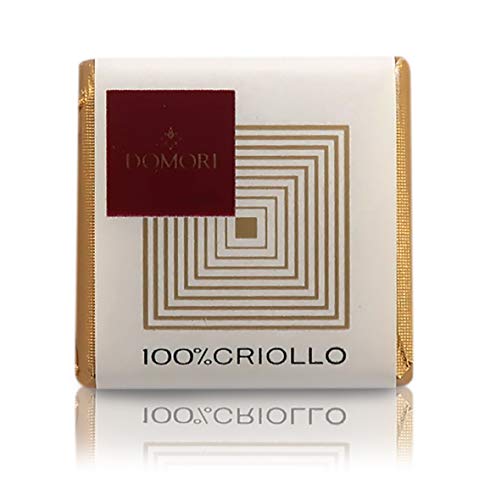 Domori Napolitain Schokolade mit 100% Kakao Criollo, Fondant Schokolade, 1 kg, ca. 185 Napolitains – Bild 2