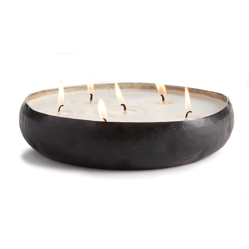 Napa Home & Garden Oudh Noir 6-Wick Candle Tray Black