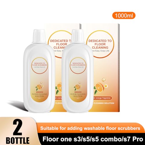 Multi-Floor Cleaning Solution for Tineco and All Robot Vacuums - Sweet Orange (2 Bottles)