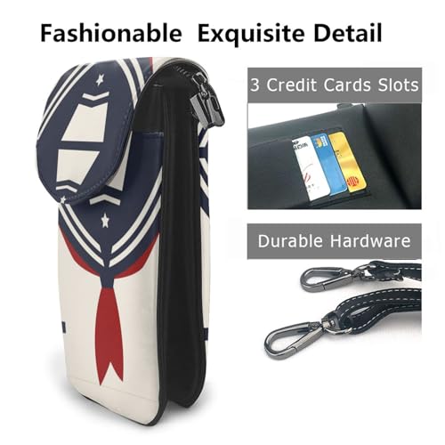 Women Small Crossbody Bag Phone Wallet Sailor Suit Cellphone Credit Card Purse With Adjustable Shoulder Strap2
