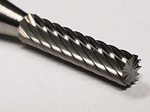 Fresa Carburo Single Cut 1/8" x 1/2" con vástago 1/4" miniatura 4