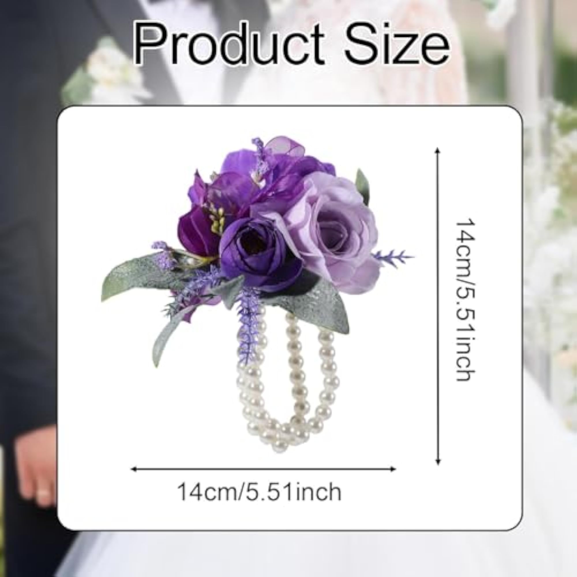 Flower Wrist Corsage for Wedding Decoration