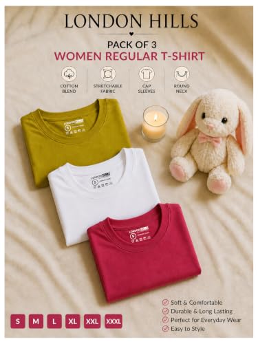 Image of London Hills tops for woman | tshirt for woman | t shirt for womans| tops for women western | western tops for woman's | women t shirt | women tees | gym tshirt for women workout | t shirts Round Neck