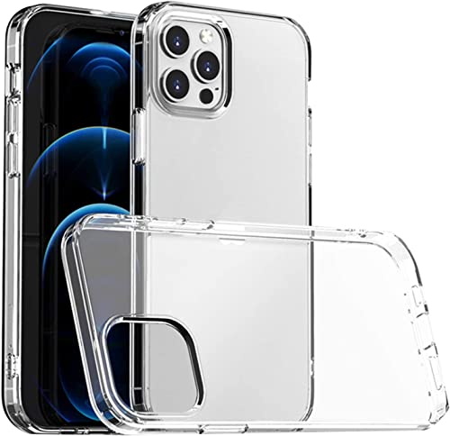 Coque transparente iPhone 12 Pro Max antichoc avec angles renforcés en TPU