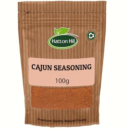 Cajun Seasoning 100g by Hatton Hill | Authentic Cajun Seasoning Blend for Perfectly Spiced and Smoky Dishes