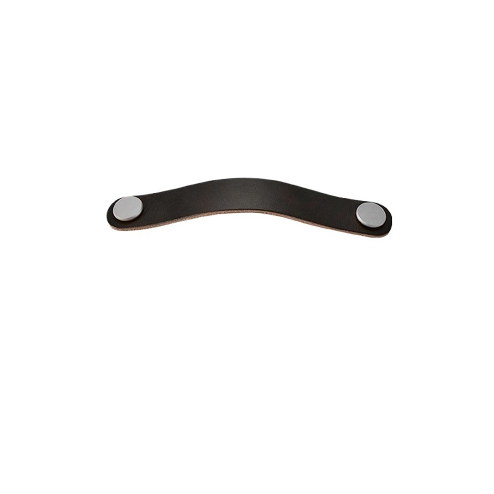 CQAHDSEVF Leather Drawer Pulls, Leather Aluminum Drawer Knobs and Handles Multicolor 96 mm, 128 mm(Black,128mm)