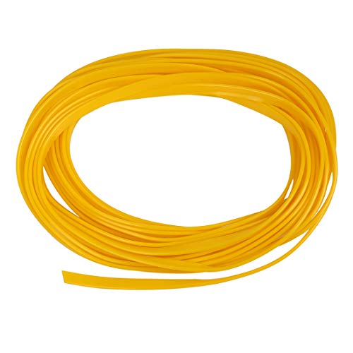 X AUTOHAUX Car Interior Gap Door Edge Decorative Trim Strip Line Yellow 8m 26.25ft