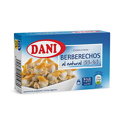 Dani - Berberechos 55/65 al natural - Pack 4 x 111 gr.