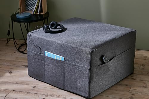 Abeil - Chauffeuse - Matelas d'Appoint de Luxe - Mémoire de Forme - Déhoussable et Lavable à 30°C - Certifiée Oeko-Tex - avec Housse