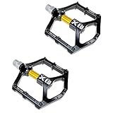 MTB Rennrad Ultraleichte Flachpedale Plattform Aluminiumlegierung CNC-Lager Pedale Fahrradpedale Mountainbike Fahrradpedale Rennrad Fahrradpedale Hybrid Fahrrad Fahrradpedale Kinder Fahrrad Fahrrad