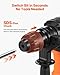 VEVOR 1 Inch SDS-Plus Rotary Hammer Drill, 8 Amp Corded Drills, Heavy Duty Chipping Hammers w/Safety Clutch, Electric Demolition Hammers, Taladro Rotomartillo, Power Tool For Concrete