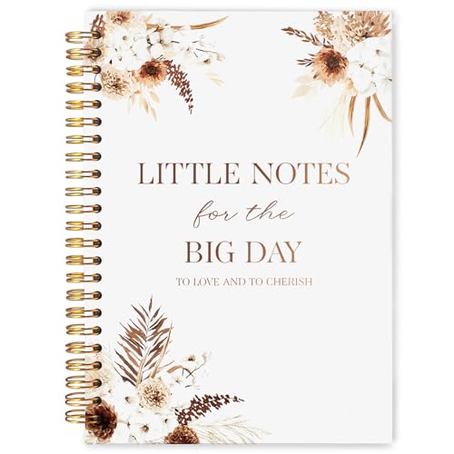 Carnet de notes de mariage fleuri pour planifier vos fiançailles au café ou à la maison