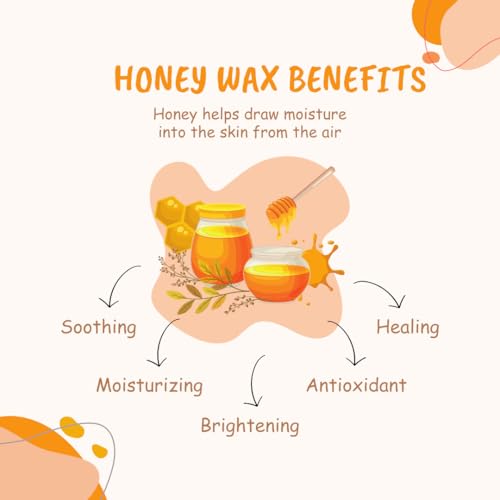 Image of Eleve Brazilian Beads, Stripless & Painless Hair Removal | India's 1st Peel Off Honey Wax For Men & Women| Quick & Easy Tan Removal Waxing For Face, Armpit & Bikini Areas (500 Gm)