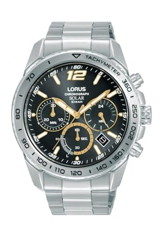 Montre homme Lorus quartz sport RZ509AX9 montre étanche acier inoxydable argenté