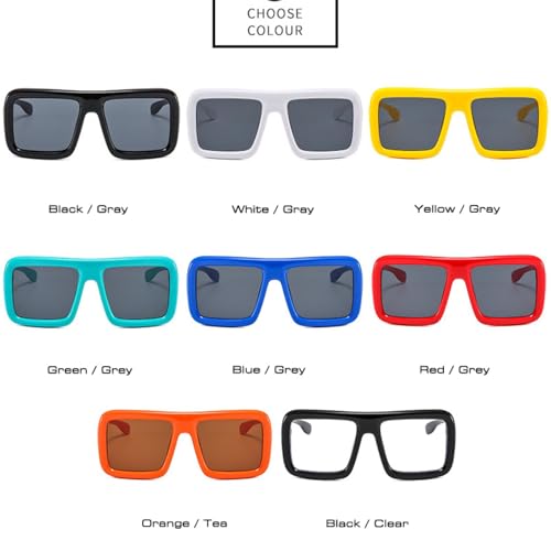 Lunettes de soleil rétro punk contre les reflets avec style acidulé - 7