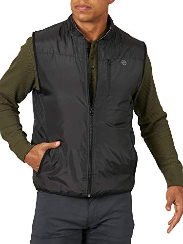 ATG by Wrangler Men's Reversible Classic Vest, Caviar, 2X/Tall