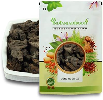 IndianJadiBooti Gond Mochras | Pure Semal Gond (Red Silk Cotton Gum) | Supports Women's Health (Leucorrhea) & Skin Care | Natural & Clean | 250g