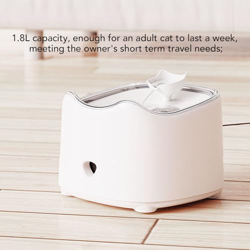 Fuente automática para agua para gatos y perros de 1.8L miniatura 4