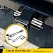 3mirrors Trailer Hitch Locks - Ball Hitch Lock + 2 Hitch Pin Lock Fits 1-7/8 Inch, 2 Inch, 2-5/16 Inch Couplers for Trailer Truck Car Boat