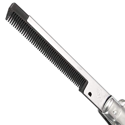 9 Inch Stainless Steel Switch-Blade Folding Pocket Comb (1-Unit) #TOP1