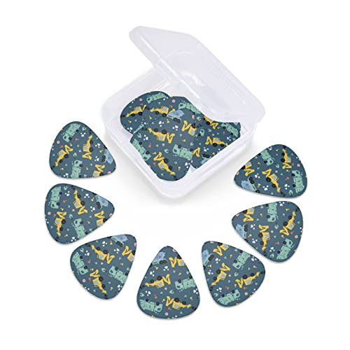 Lot de 12 médiators mignons en ciment inclinés pour guitares acoustiques électriques et acoustiques - Les Beatles, Paul McCartney, John Lennon, RIngo Starr, George Harrison Lot de 12 médiators mignons en ciment inclinés pour guitares acoustiques électriques et acoustiques – Image 7