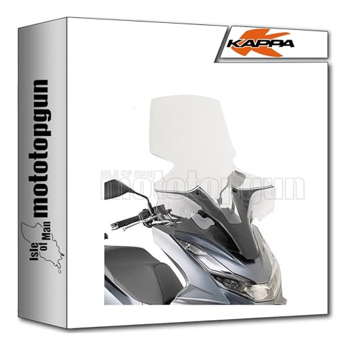 kappa 1190dtk + d1190kitk wind-screen compatible with honda pcx 125 2021 2022 2023 mototopgun