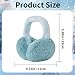 DUOJINSANXI Ear Muffs for Winter Women Men, Adjustable Faux Fur Earmuffs, Fluffy Ear Warmers, Foldable Ear Warmer Earmuffs