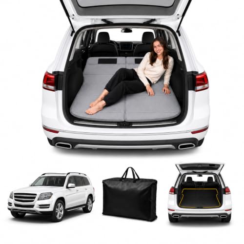 Image of Car Mattress for GL 2007-2012, Upgraded Non-Inflatable Thickened Foam SUV Car Camping Mattress, Foldable Trunk Sleeping Pad Car Bed Mattress for Road Trips Camping Travel